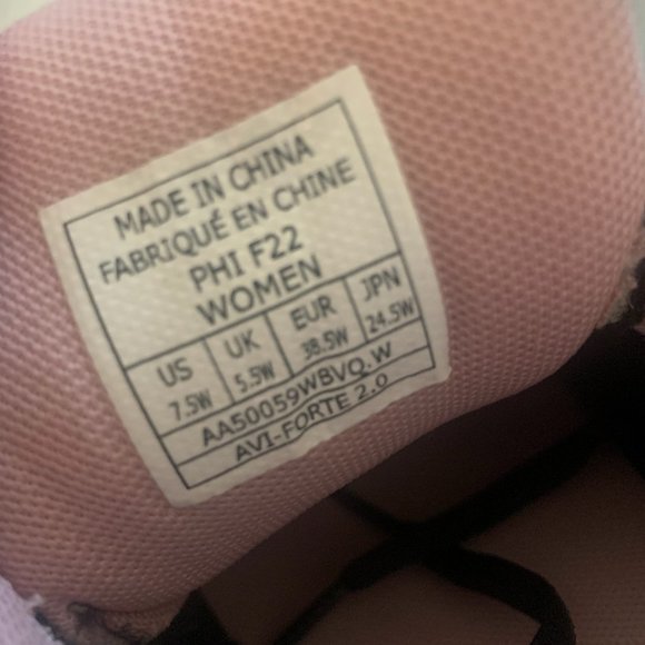AVIA‎ WOMEN'S AVI-FORTE 2.0 RUNNING SHOES BLACK/PINK 7.5W-EUC - Picture 7 of 7